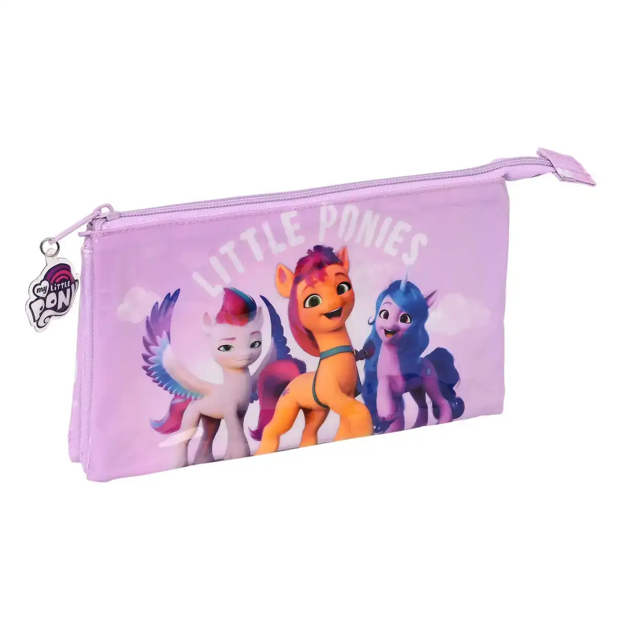 Trousse fourre tout triple my little pony lila 22 x 12 x 3 cm _4377. DIAYTAR COTE D'IVOIRE - Où la Tradition Renouvelée Rencontre l'Innovation. Explorez notre gamme de produits qui fusionnent l'héritage culturel avec les besoins contemporains.