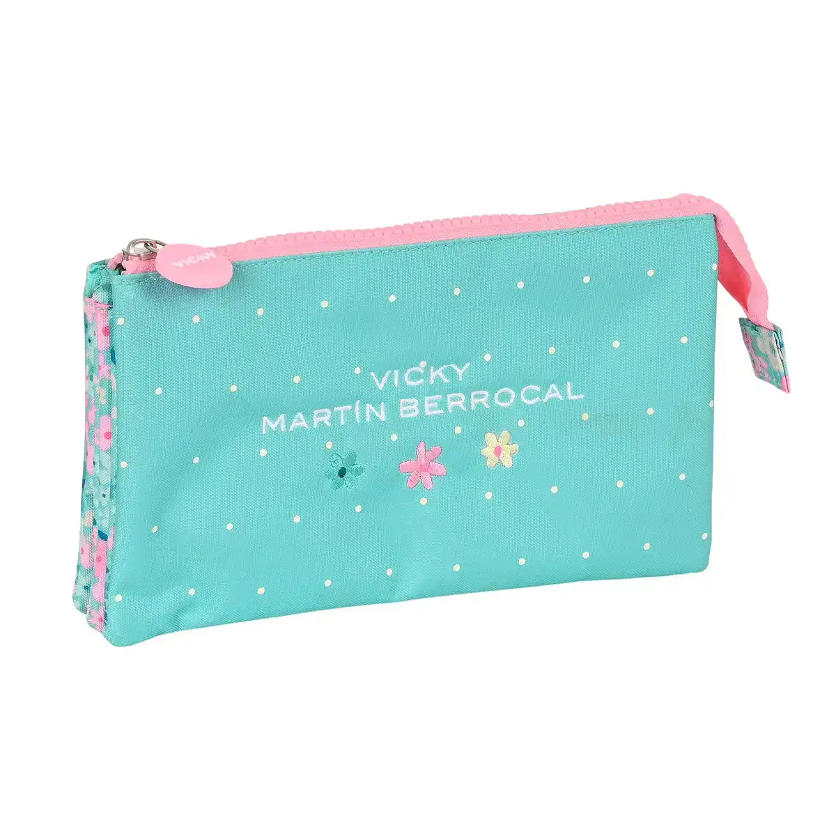 Trousse Fourre-Tout Triple Safta Multicouleur