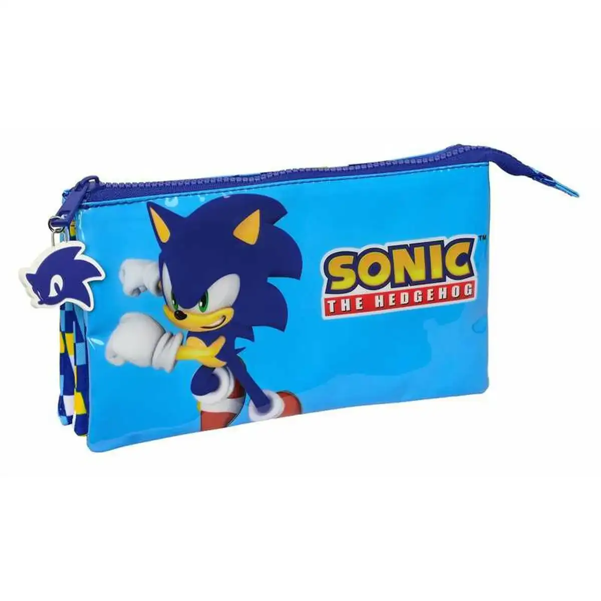 Trousse fourre tout triple sonic speed 22 x 12 x 3 cm bleu enfant_4640. Entrez dans l'Univers de DIAYTAR COTE D'IVOIRE - Où l'Innovation Rencontre la Tradition. Explorez notre sélection de produits modernes et traditionnels qui incarnent l'esprit dynamique du Côte d'Ivoire.