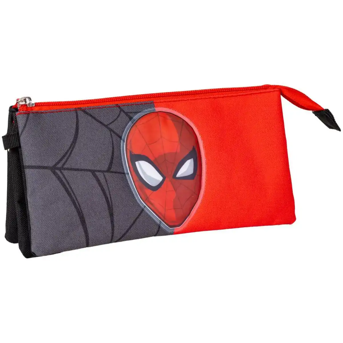 Trousse fourre tout triple spiderman rouge 22 5 x 2 x 11 5 cm noir_9224. DIAYTAR COTE D'IVOIRE - Où Choisir est un Plaisir. Explorez notre boutique en ligne et choisissez parmi des produits de qualité qui satisferont vos besoins et vos goûts.