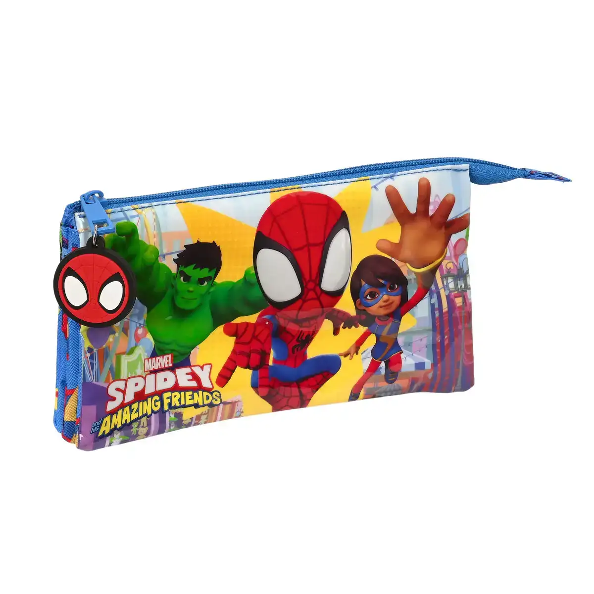 Trousse fourre tout triple spiderman team up bleu 22 x 12 x 3 cm_3751. Bienvenue sur DIAYTAR COTE D'IVOIRE - Où Choisir est un Voyage Passionnant. Plongez dans notre catalogue et trouvez des produits qui révèlent la diversité et la beauté du Côte d'Ivoire.