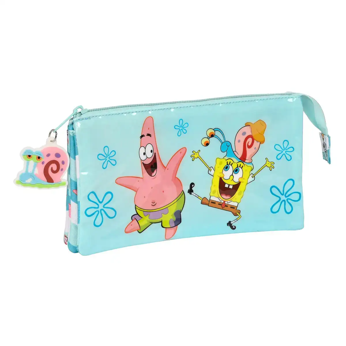 Trousse fourre tout triple spongebob stay positive bleu blanc 22 x 12 x 3 cm _1302. Bienvenue chez DIAYTAR COTE D'IVOIRE - Où Chaque Détail Fait la Différence. Découvrez notre sélection méticuleuse et choisissez des articles qui répondent à vos exigences.