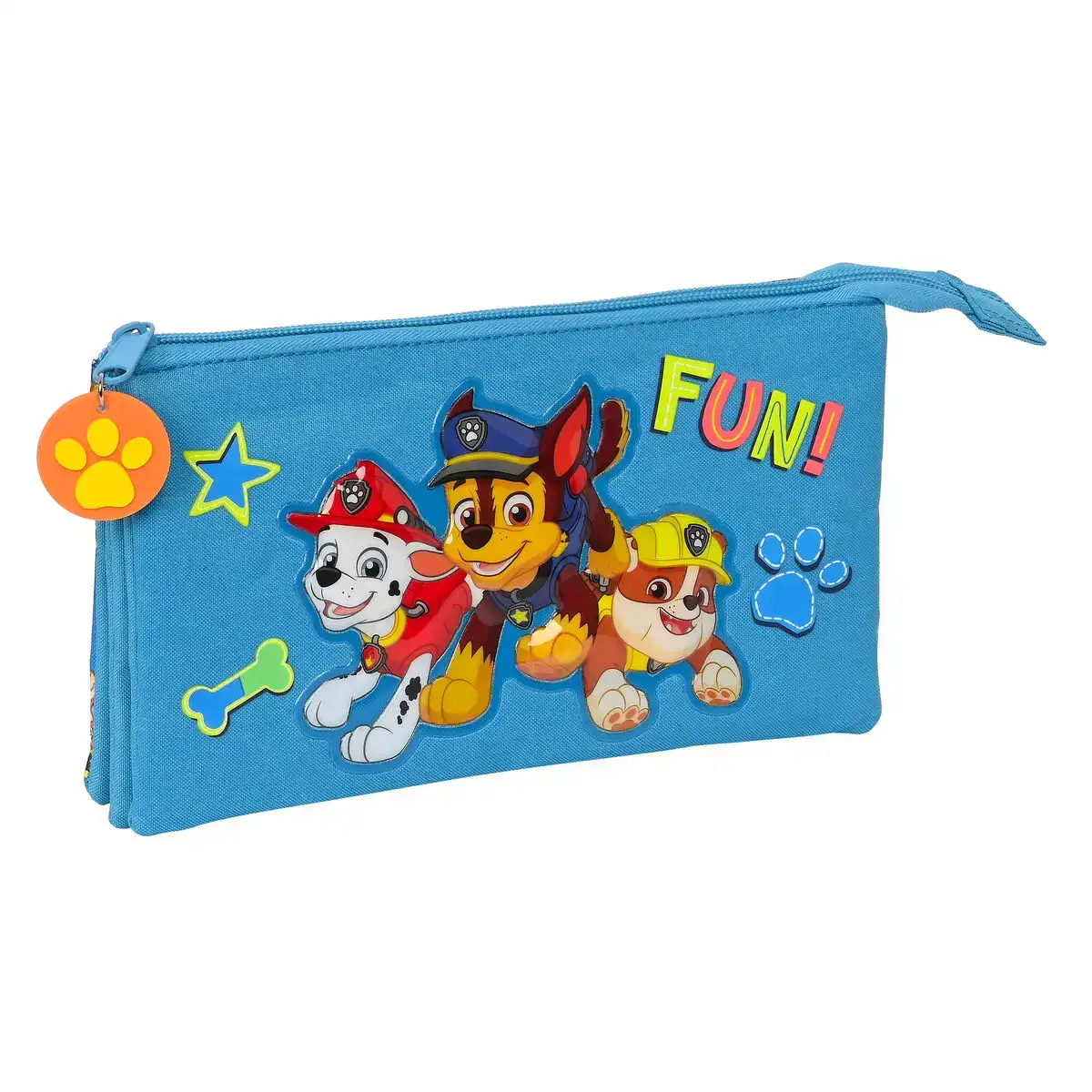 Trousse fourre tout triple the paw patrol friendship bleu 22 x 12 x 3 cm _6778. DIAYTAR COTE D'IVOIRE - L'Art de Choisir, l'Art de Se Distinquer. Naviguez à travers notre catalogue et choisissez des produits qui ajoutent une note d'élégance à votre style unique.