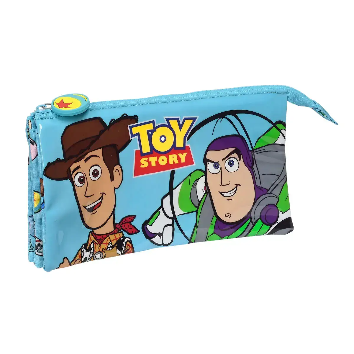 Trousse fourre tout triple toy story ready to play bleu clair 22 x 12 x 3 cm _3507. DIAYTAR COTE D'IVOIRE - Où Chaque Sélection est une Victoire. Découvrez notre boutique en ligne et trouvez des articles qui vous rendent la vie plus belle, un choix à la fois.