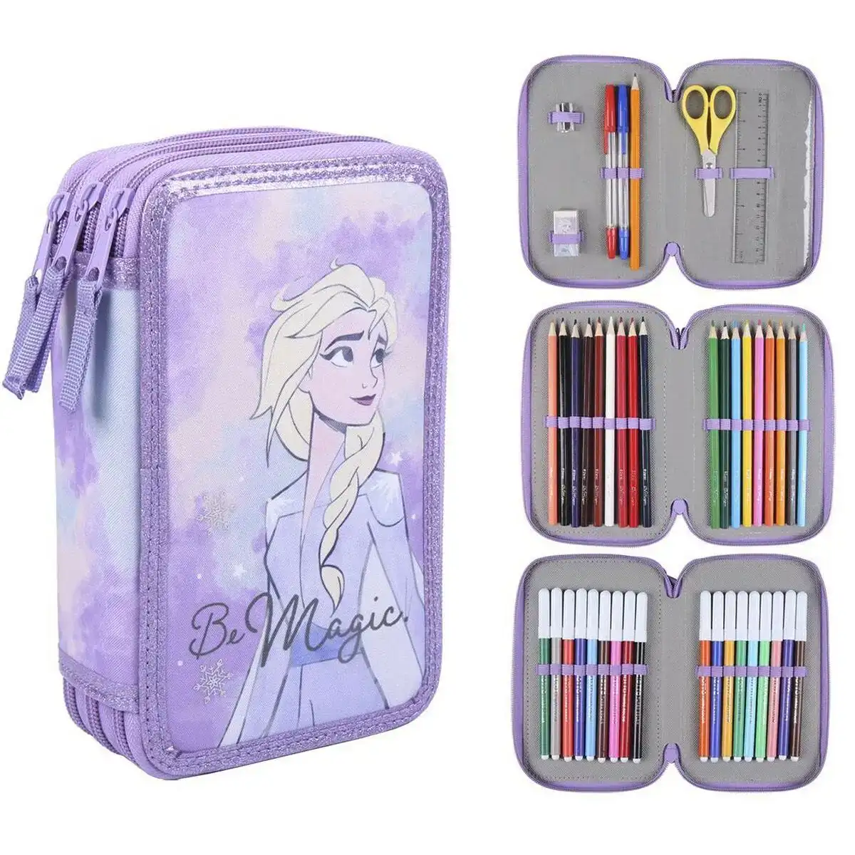Trousse scolaire avec accessoires frozen 43 pieces lila 12 5 x 6 5 x 19 5 cm _5939. Bienvenue chez DIAYTAR COTE D'IVOIRE - Où Chaque Objet a son Histoire. Découvrez notre sélection méticuleuse et choisissez des articles qui racontent l'âme du Côte d'Ivoire.