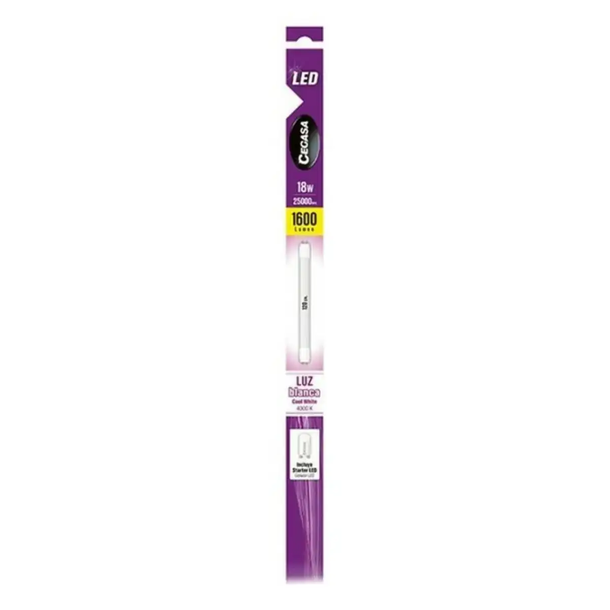 Tube led cegasa 324898 t8 4000k 18w lumiere chaude blanc verre_6647. Bienvenue sur DIAYTAR COTE D'IVOIRE - Où Choisir est un Voyage Passionnant. Plongez dans notre catalogue et trouvez des produits qui révèlent la diversité et la beauté du Côte d'Ivoire.