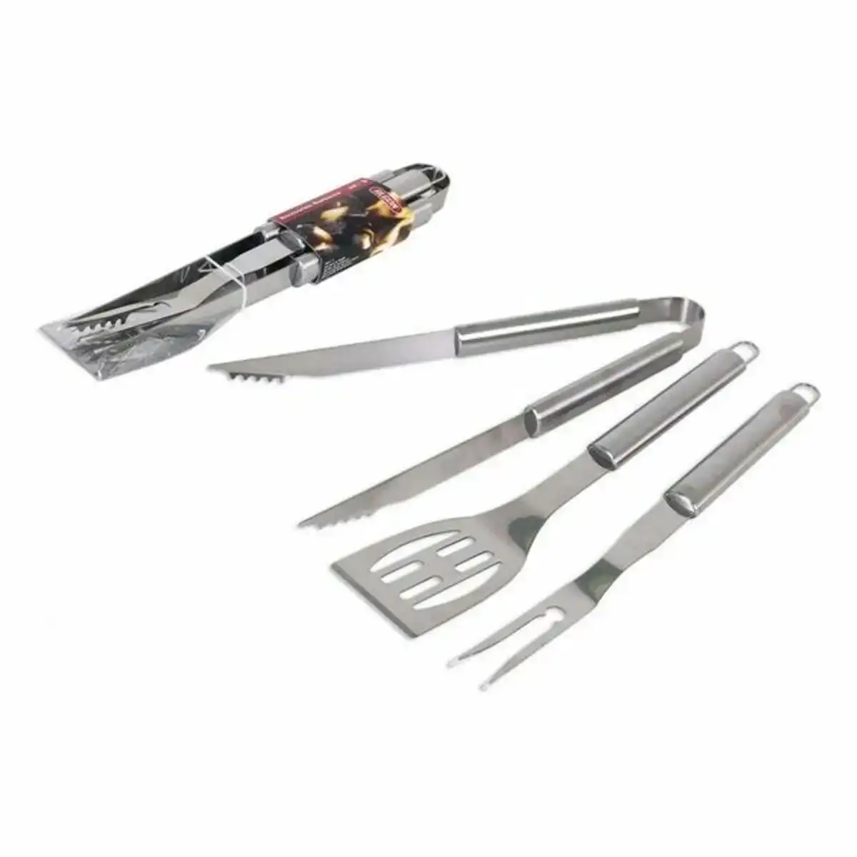 Ustensiles pour barbecues algon 3 pcs argente_6932. Bienvenue chez DIAYTAR COTE D'IVOIRE - Où Choisir est un Voyage. Plongez dans notre plateforme en ligne pour trouver des produits qui ajoutent de la couleur et de la texture à votre quotidien.