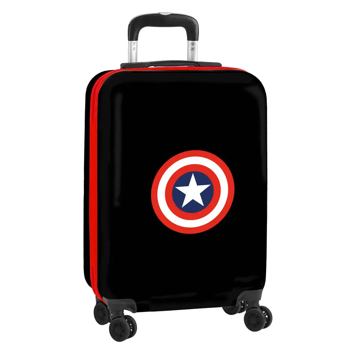 Valise cabine capitan america noir 34 5 x 55 x 20 cm_6999. DIAYTAR COTE D'IVOIRE - Où Choisir est un Plaisir Responsable. Explorez notre boutique en ligne et adoptez des produits qui reflètent notre engagement envers la durabilité.