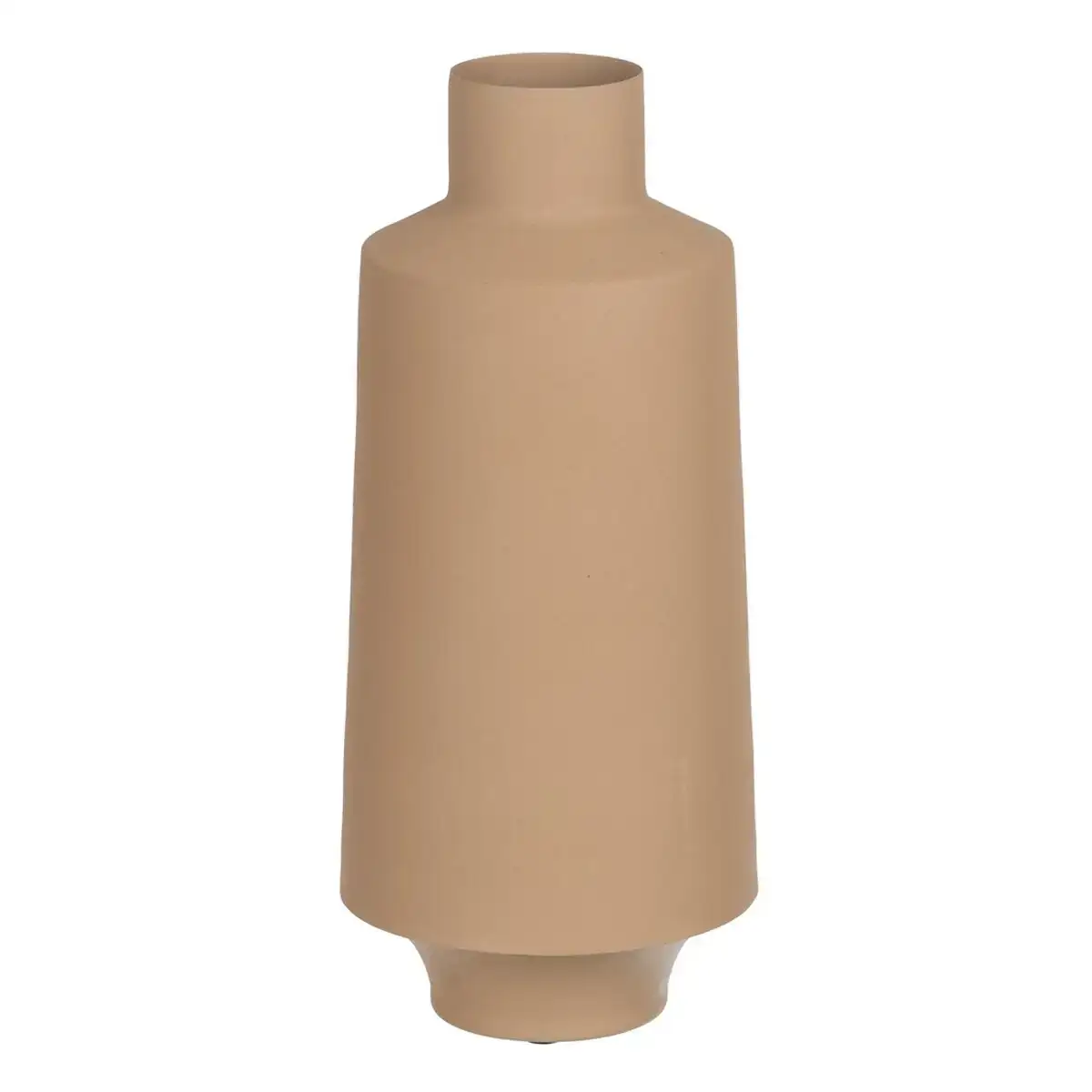 Vase 18 x 18 x 43 5 cm beige fer_4625. DIAYTAR COTE D'IVOIRE - Là où le Shopping Devient une Expérience. Naviguez à travers notre catalogue diversifié et découvrez des produits qui ajoutent de la couleur et de la passion à votre vie.