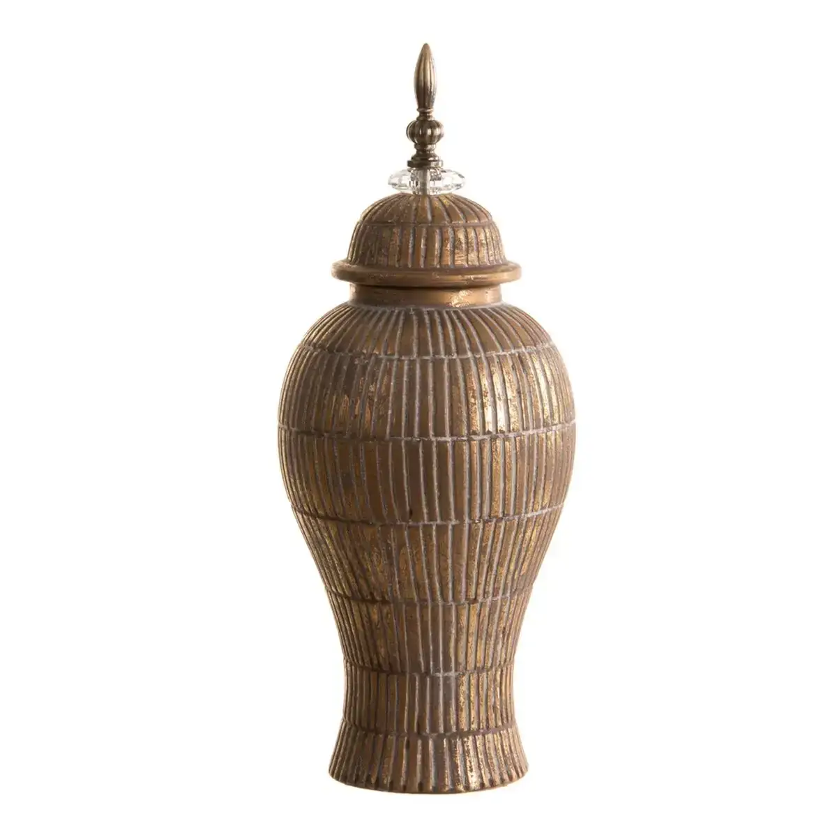 Vase 19 x 19 x 43 cm ceramique dore blanc_5466. Bienvenue sur DIAYTAR COTE D'IVOIRE - Où Choisir Rime avec Qualité. Explorez notre gamme diversifiée et découvrez des articles conçus pour répondre à vos attentes élevées.