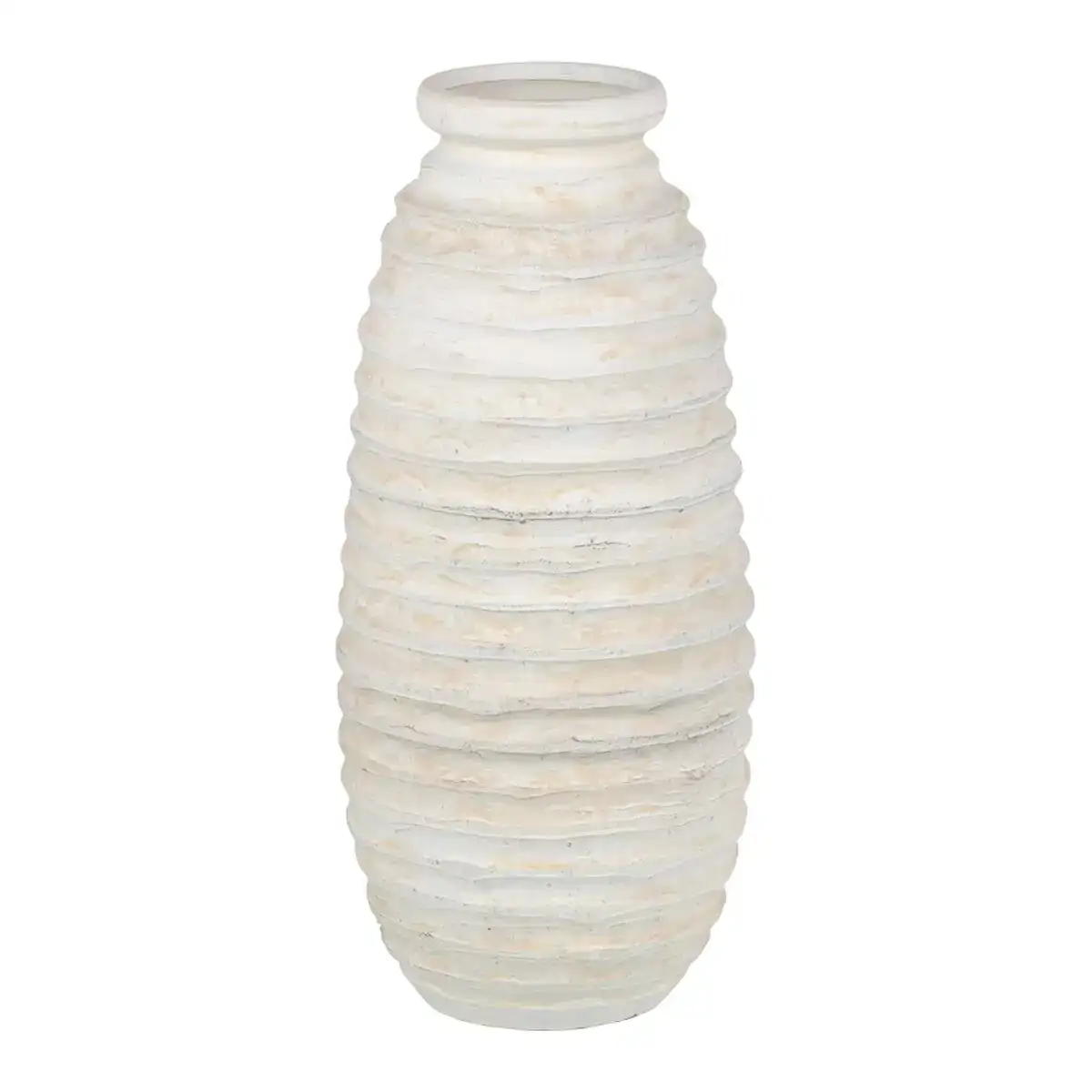 Vase creme ceramique 24 x 24 x 60 cm_7359. DIAYTAR COTE D'IVOIRE - Votre Destination Shopping pour Tous. Parcourez notre boutique en ligne et découvrez une variété de produits pour satisfaire tous vos besoins et désirs.