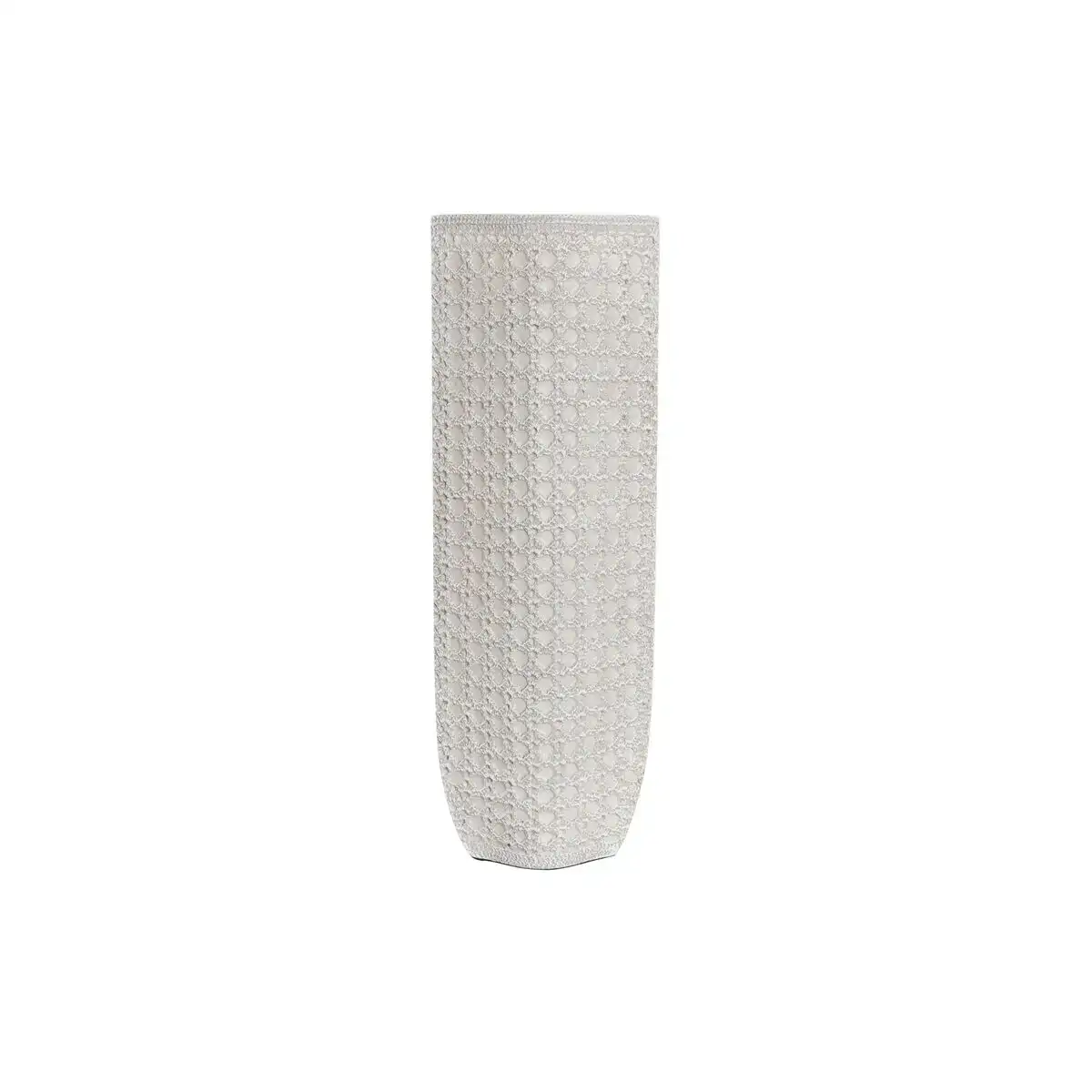 Vase dkd home decor 17 x 10 x 47 cm blanc resine moderne_5706. DIAYTAR COTE D'IVOIRE - Où le Shopping est un Plaisir Engagé. Parcourez notre catalogue et choisissez des produits qui respectent vos valeurs et vos attentes.