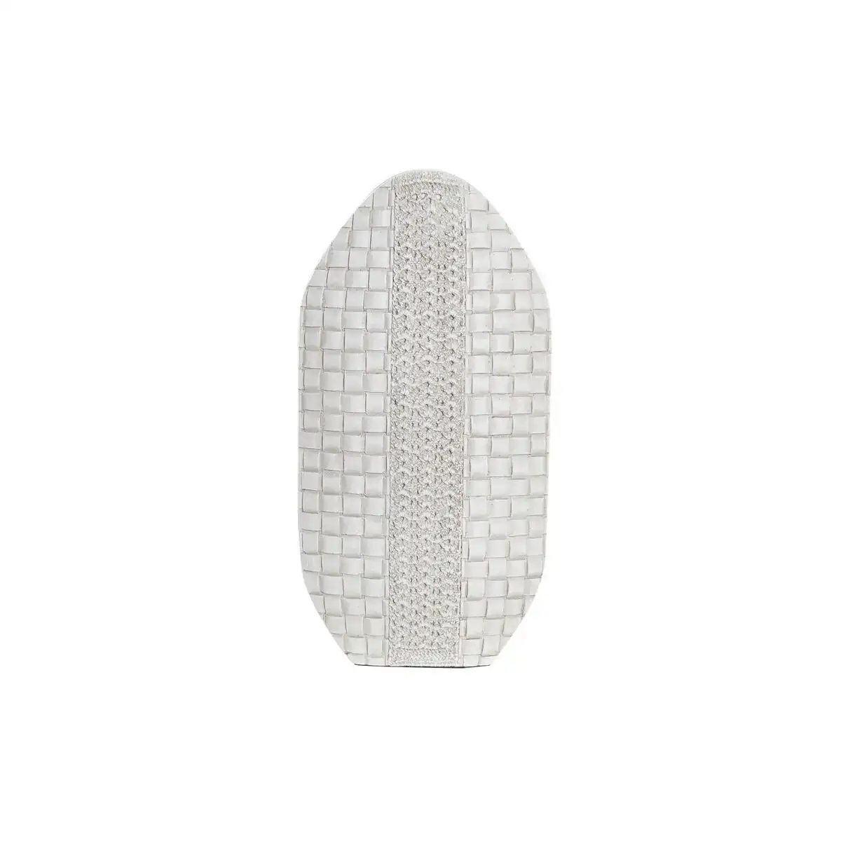 Vase dkd home decor 18 x 8 x 36 cm blanc resine moderne_1600. DIAYTAR COTE D'IVOIRE - Où Chaque Produit a son Histoire. Découvrez notre gamme de produits, chacun portant en lui le récit de l'artisanat et de la passion, pour vous offrir une expérience de shopping authentique.