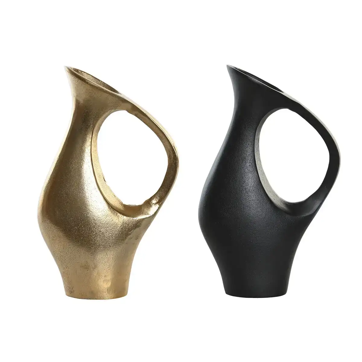 Vase dkd home decor 21 x 9 x 34 cm noir dore aluminium moderne 2 unites _5823. Entrez dans le Monde de DIAYTAR COTE D'IVOIRE - Où la Satisfaction est la Priorité. Explorez notre sélection pensée pour vous offrir une expérience de shopping qui va au-delà de vos attentes.