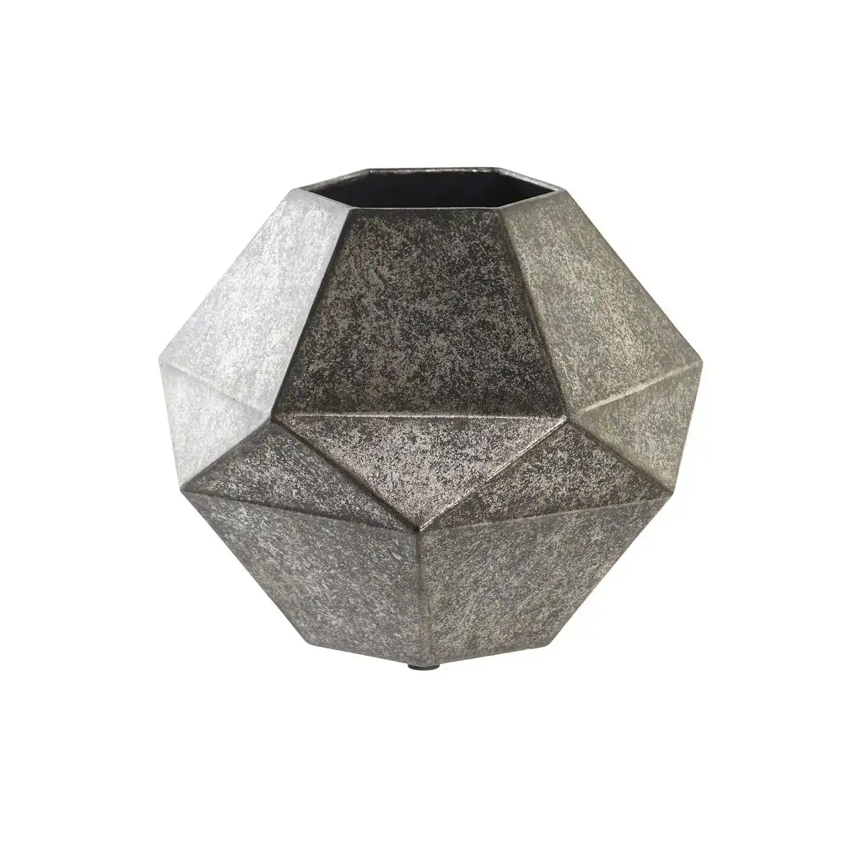 Vase dkd home decor 26 x 26 x 21 cm finition vieillie gris metal moderne geometrique_8436. DIAYTAR COTE D'IVOIRE - L'Art du Shopping Facilité. Naviguez sur notre plateforme en ligne pour découvrir une expérience d'achat fluide et agréable, avec une gamme de produits adaptés à tous.