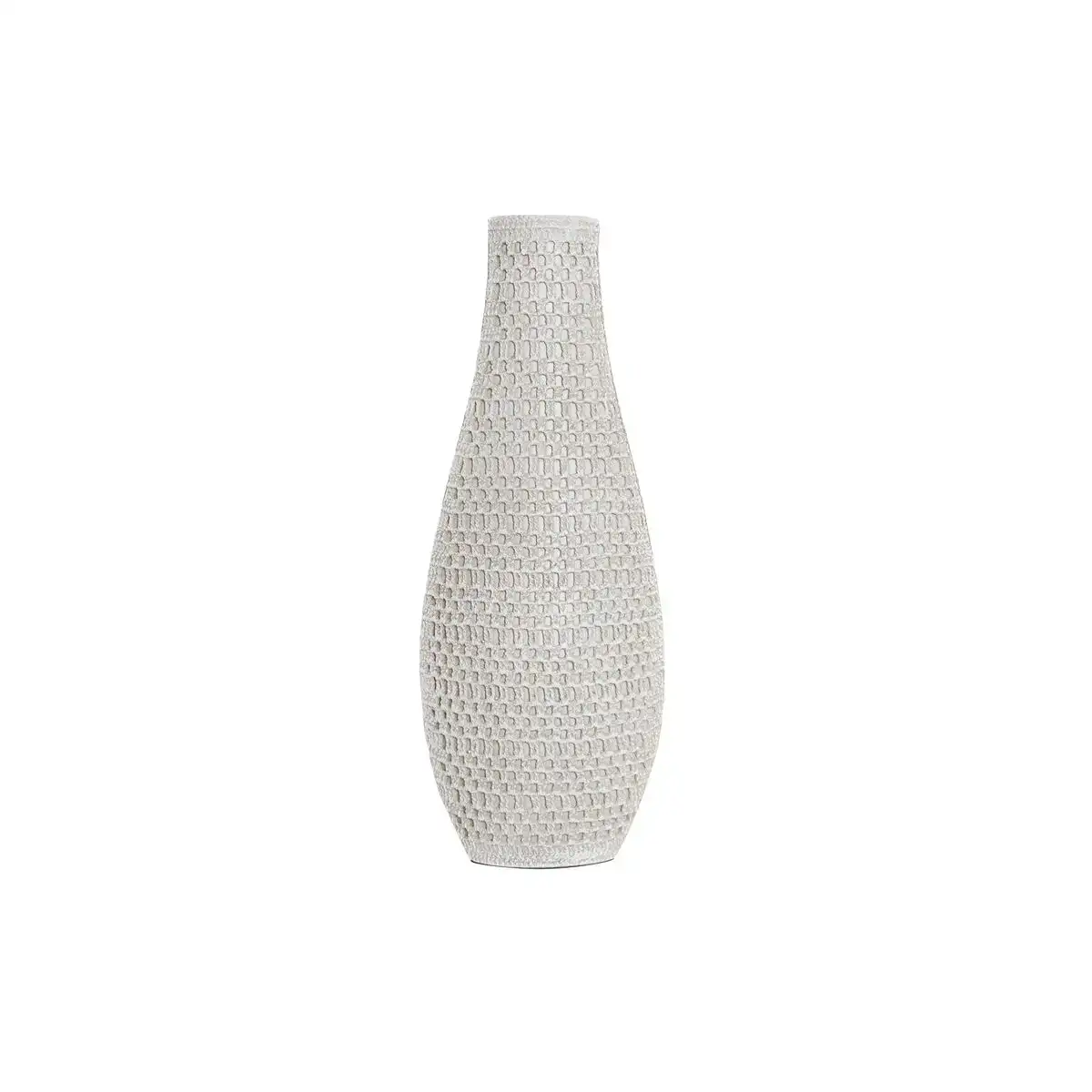 Vase dkd home decor blanc resine moderne 14 x 7 x 37 cm_5320. DIAYTAR COTE D'IVOIRE - Votre Passage vers l'Élégance Accessible. Parcourez notre boutique en ligne pour trouver des produits qui vous permettent d'allier style et économies.