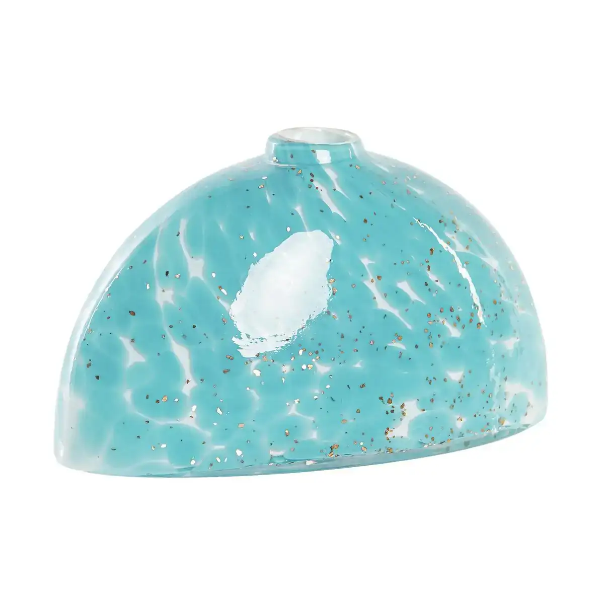 Vase dkd home decor bleu blanc verre mediterraneen 20 x 9 5 x 12 cm_4870. DIAYTAR COTE D'IVOIRE - L'Art de Vivre en Couleurs et en Styles. Parcourez notre sélection et trouvez des articles qui reflètent votre personnalité et votre goût pour la vie.