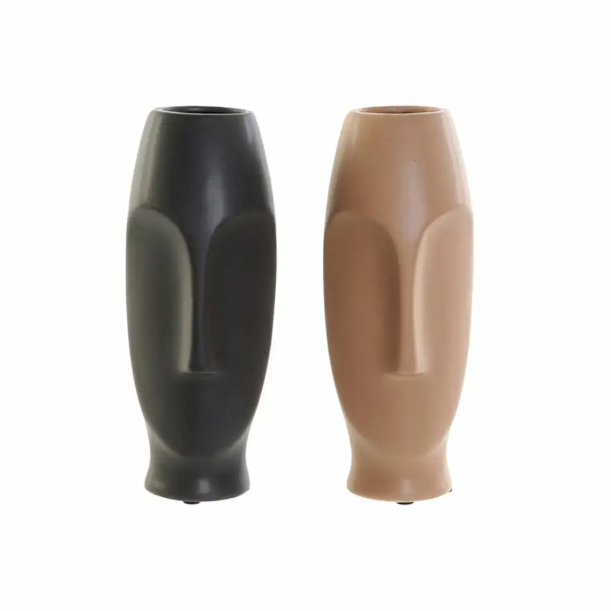 Vase dkd home decor gris fonce rose clair ceramique moderne 9 5 x 9 5 x 28 cm 2 unites _5515. DIAYTAR COTE D'IVOIRE - L'Art de Vivre le Shopping Inspiré. Parcourez notre catalogue et choisissez des produits qui reflètent votre passion pour la beauté et l'authenticité.