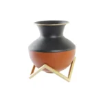 Vase dkd home decor metal multicouleur moderne 18 x 18 x 21 cm_3272. DIAYTAR COTE D'IVOIRE - Où Choisir Devient un Acte de Découverte. Découvrez notre gamme et choisissez des produits qui éveillent votre curiosité et élargissent vos horizons.