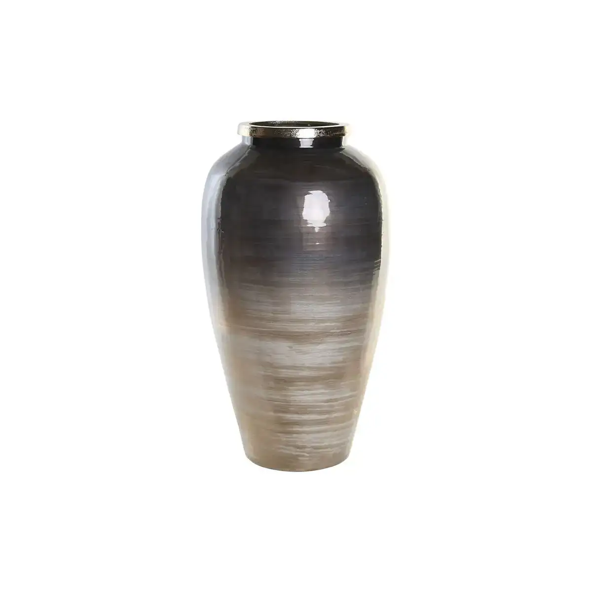 Vase dkd home decor verre aluminium multicouleur 29 x 29 x 52 cm moderne_6857. Bienvenue sur DIAYTAR COTE D'IVOIRE - Là où Chaque Objet a une Âme. Plongez dans notre catalogue et trouvez des articles qui portent l'essence de l'artisanat et de la passion.