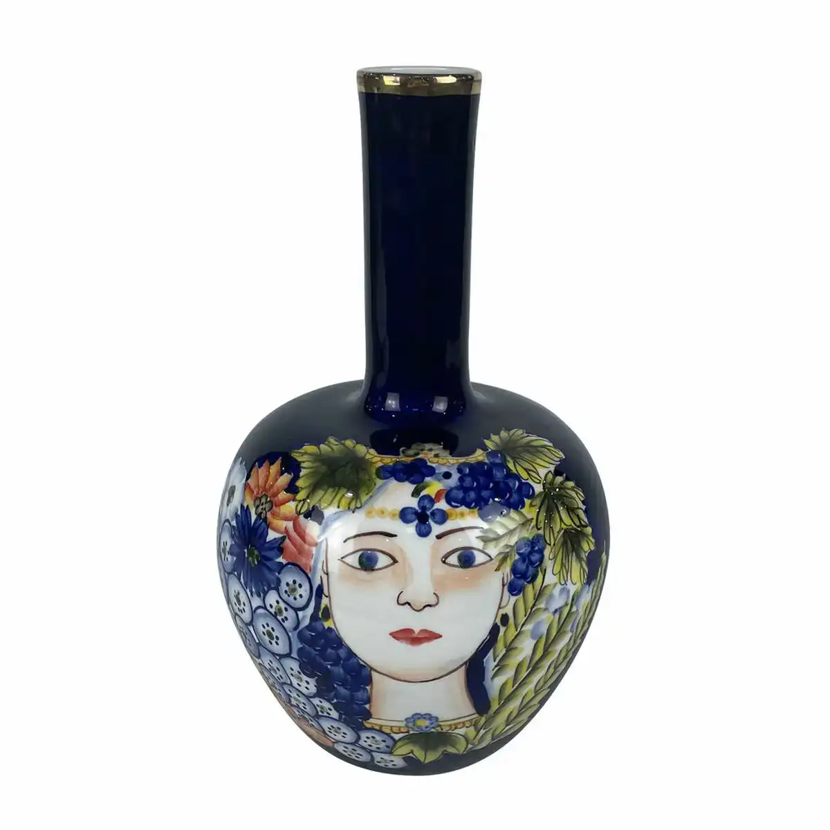 Vase dkd home decor visage porcelaine bleu multicouleur 17 x 17 x 30 cm_1875. DIAYTAR COTE D'IVOIRE - Où Choisir Rime avec Qualité. Découvrez notre sélection soigneusement conçue et choisissez des articles qui incarnent l'excellence et l'innovation.