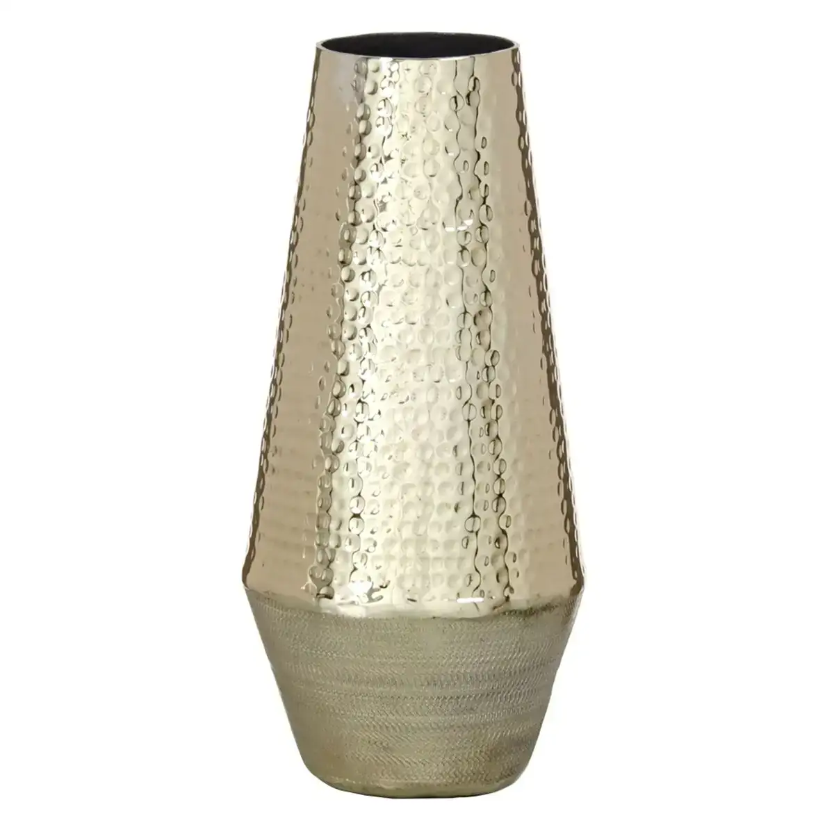 Vase dore aluminium 14 x 14 x 31 cm_7305. DIAYTAR COTE D'IVOIRE - Là où Choisir est une Célébration de l'Artisanat. Explorez notre gamme variée et choisissez des produits qui incarnent la tradition et le talent des artisans du Côte d'Ivoire.
