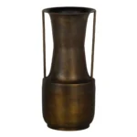 Vase dore metal 20 x 20 x 44 cm_6153. Bienvenue sur DIAYTAR COTE D'IVOIRE - Où le Shopping est une Affaire Personnelle. Découvrez notre sélection et choisissez des produits qui reflètent votre unicité et votre individualité.