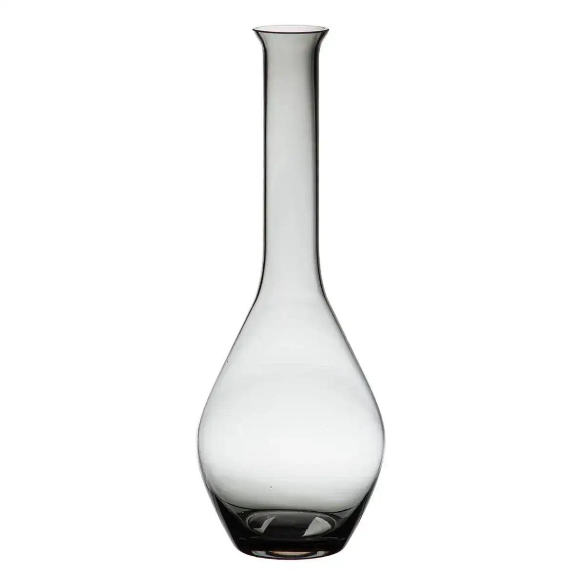 Vase gris verre 12 x 12 x 33 cm_5212. DIAYTAR COTE D'IVOIRE - L'Art de Trouver ce que Vous Aimez. Plongez dans notre assortiment varié et choisissez parmi des produits qui reflètent votre style et répondent à vos besoins.