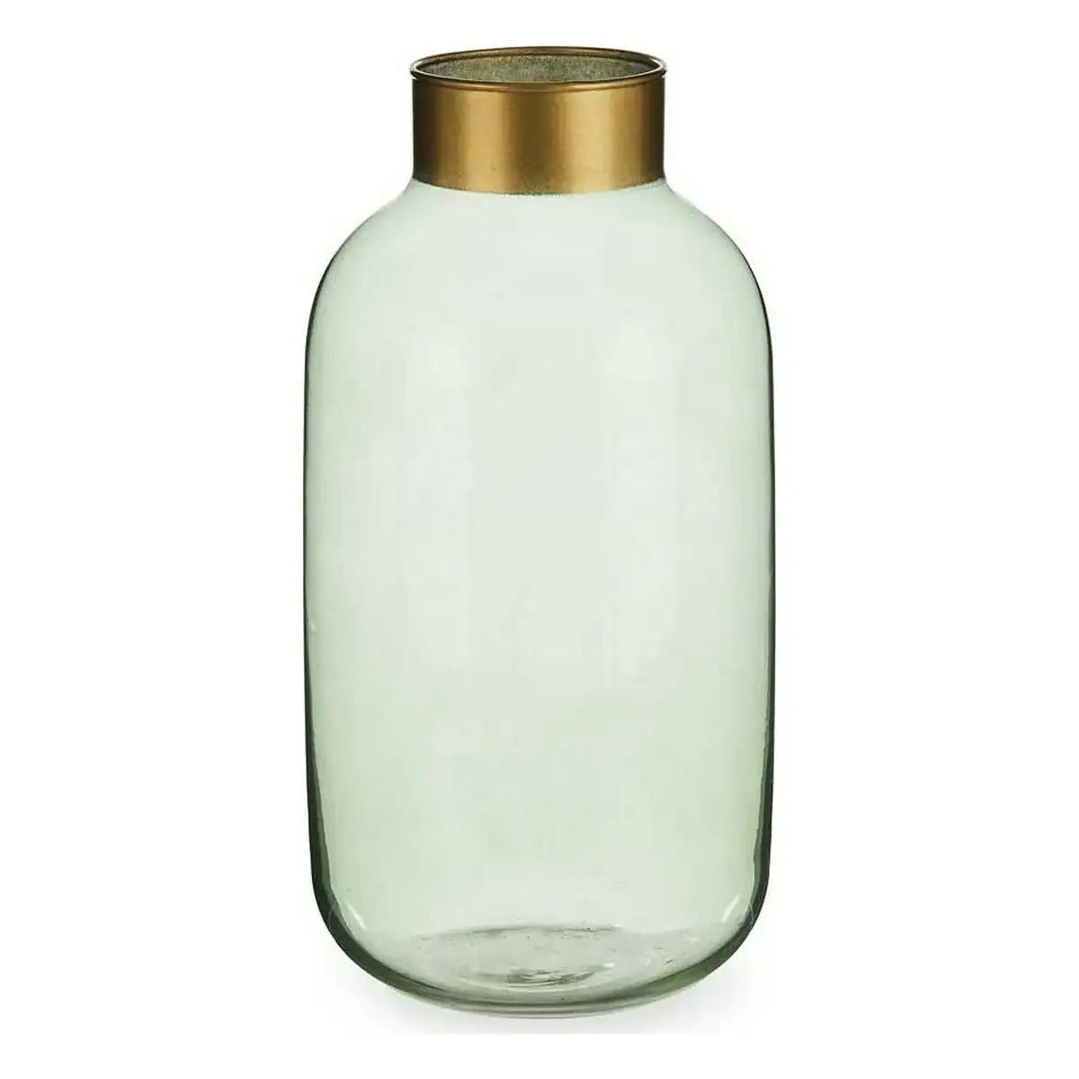 Vase lisse dore vert verre 14 5 x 29 5 x 14 5 cm _2954. Bienvenue chez DIAYTAR COTE D'IVOIRE - Où Chaque Objet a son Histoire. Découvrez notre sélection méticuleuse et choisissez des articles qui racontent l'âme du Côte d'Ivoire.