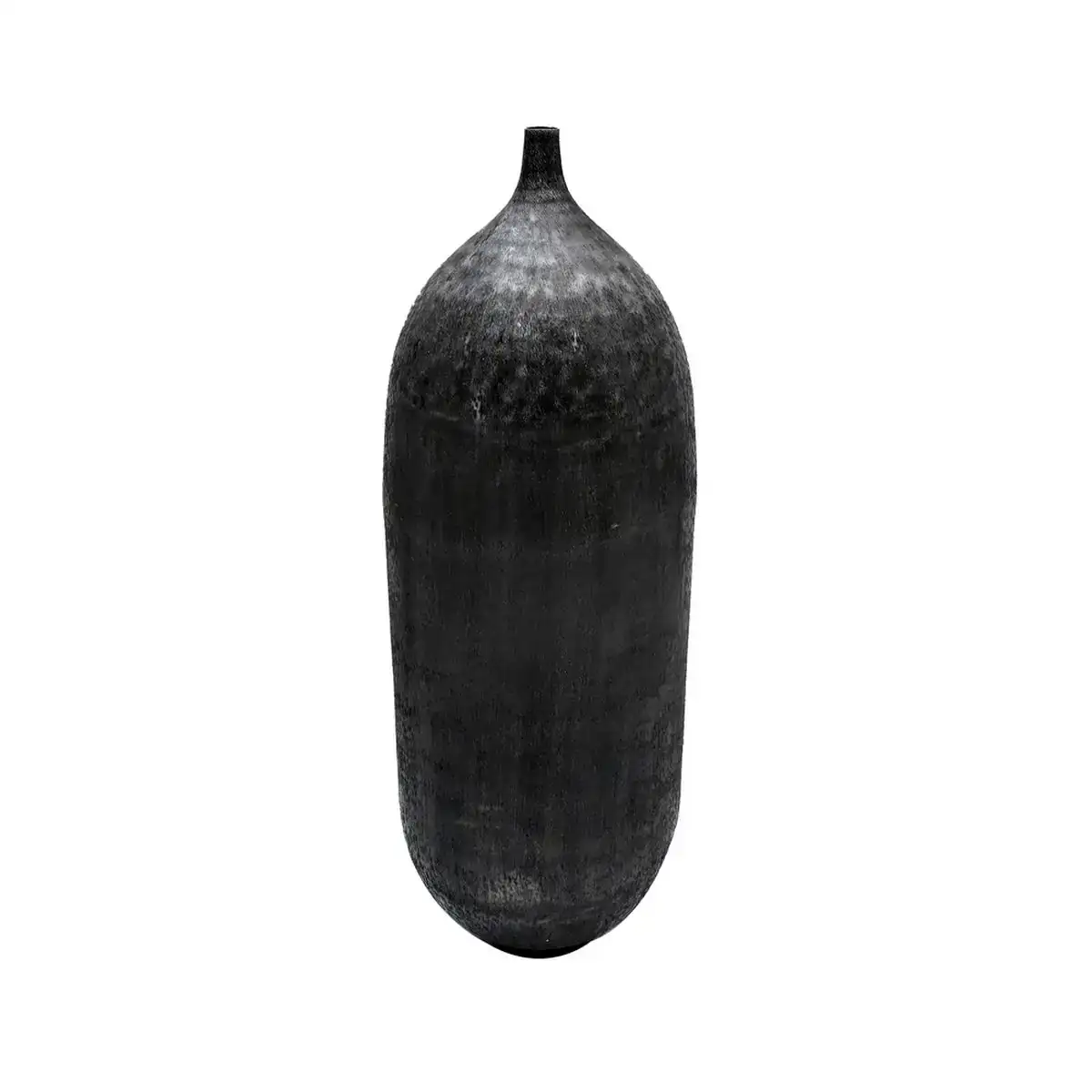 Vase noir aluminium_6596. DIAYTAR COTE D'IVOIRE - L'Art de Vivre en Couleurs. Découvrez notre boutique en ligne et trouvez des produits qui ajoutent une palette vibrante à votre quotidien.