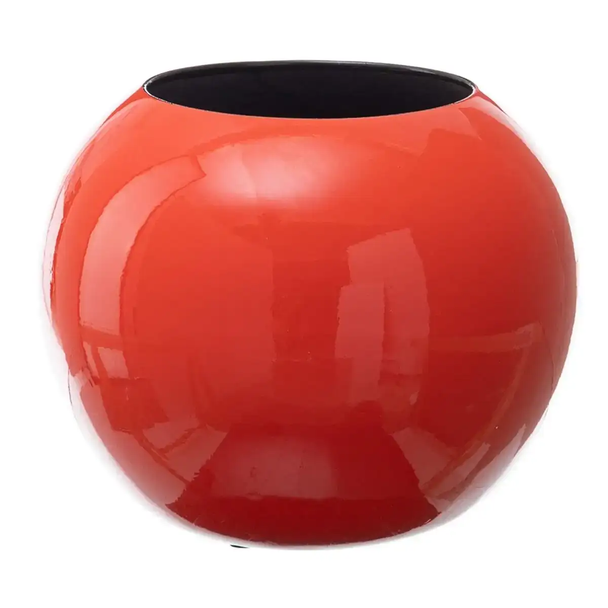 Vase orange ceramique 24 5 x 24 5 x 20 cm_5198. Bienvenue sur DIAYTAR COTE D'IVOIRE - Où Choisir est un Voyage Sensoriel. Plongez dans notre catalogue et trouvez des produits qui éveillent vos sens et embellissent votre quotidien.