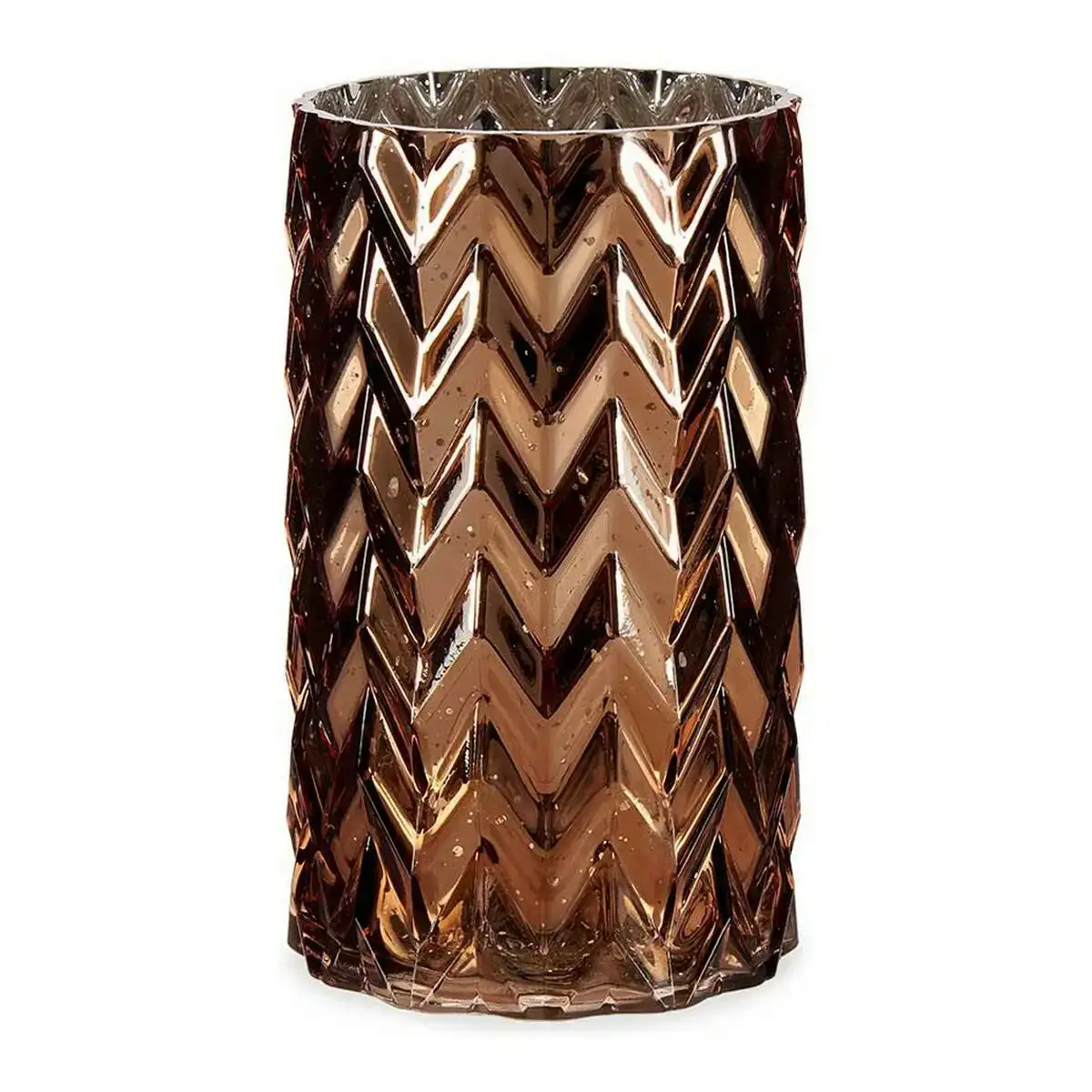 Vase taille epis verre cuivre 11 3 x 19 5 x 11 3 cm _3956. DIAYTAR COTE D'IVOIRE - Où Chaque Achat Raconte une Histoire. Parcourez notre boutique en ligne pour trouver des articles qui évoquent le savoir-faire et la tradition du Côte d'Ivoire.