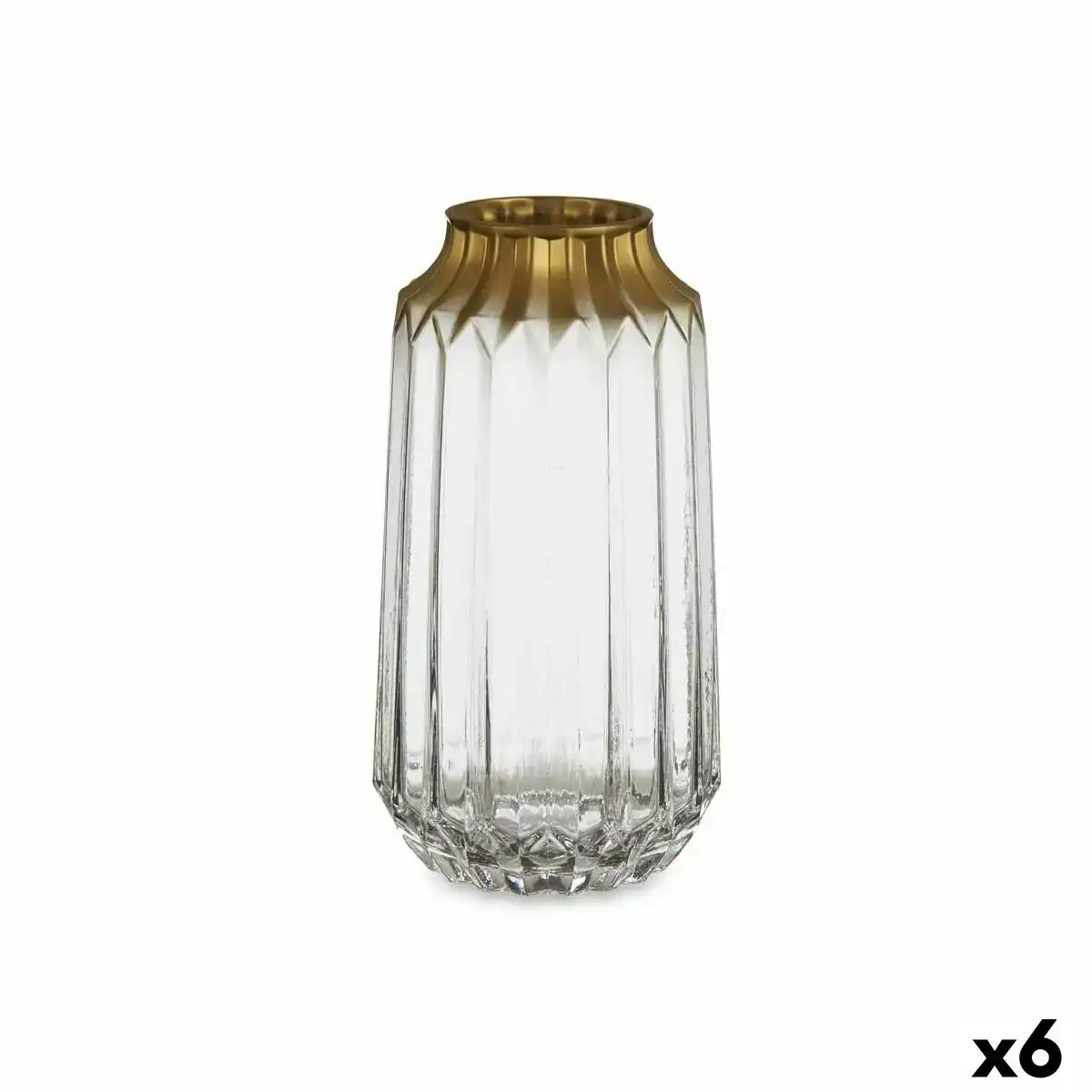 Vase transparent verre 13 x 23 5 x 13 cm 6 unites _4231. DIAYTAR COTE D'IVOIRE - Où la Tradition s'Harmonise avec le Moderne. Parcourez notre gamme diversifiée et choisissez des produits qui révèlent l'âme du Côte d'Ivoire.