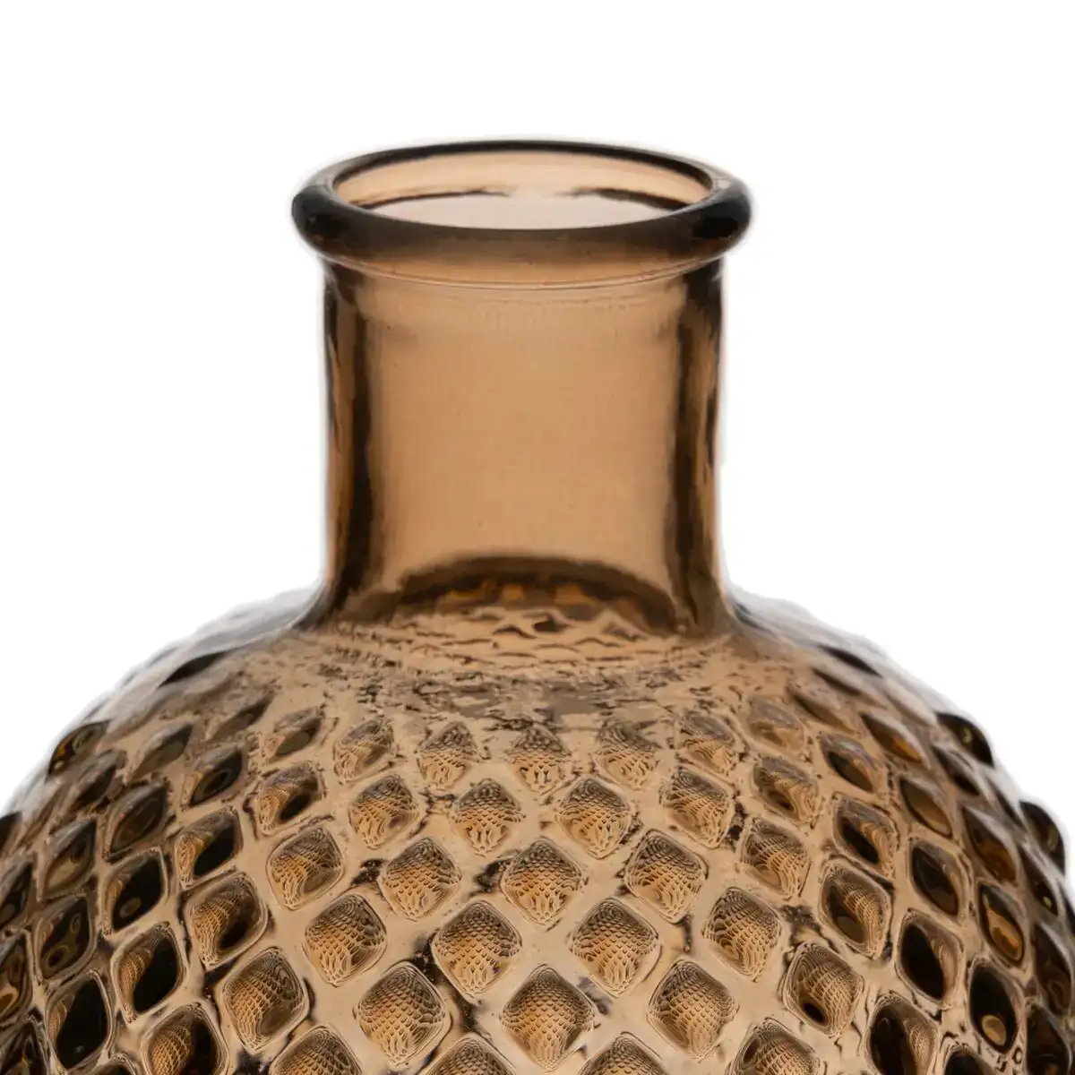 Vase verre recycle caramel 14 x 14 x 28 cm_9534. Entrez dans l'Univers de DIAYTAR COTE D'IVOIRE - Où Chaque Produit a son Éclat Unique. Explorez notre gamme variée et choisissez des articles qui illuminent votre quotidien.