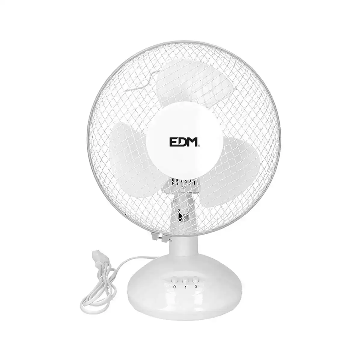 Ventilateur de bureau edm blanc 25 w o 23 x 36 cm_3831. DIAYTAR COTE D'IVOIRE - Là où Chaque Produit a son Histoire. Découvrez notre gamme de produits, chacun portant en lui le récit de l'artisanat et de la passion, pour vous offrir une expérience de shopping authentique.