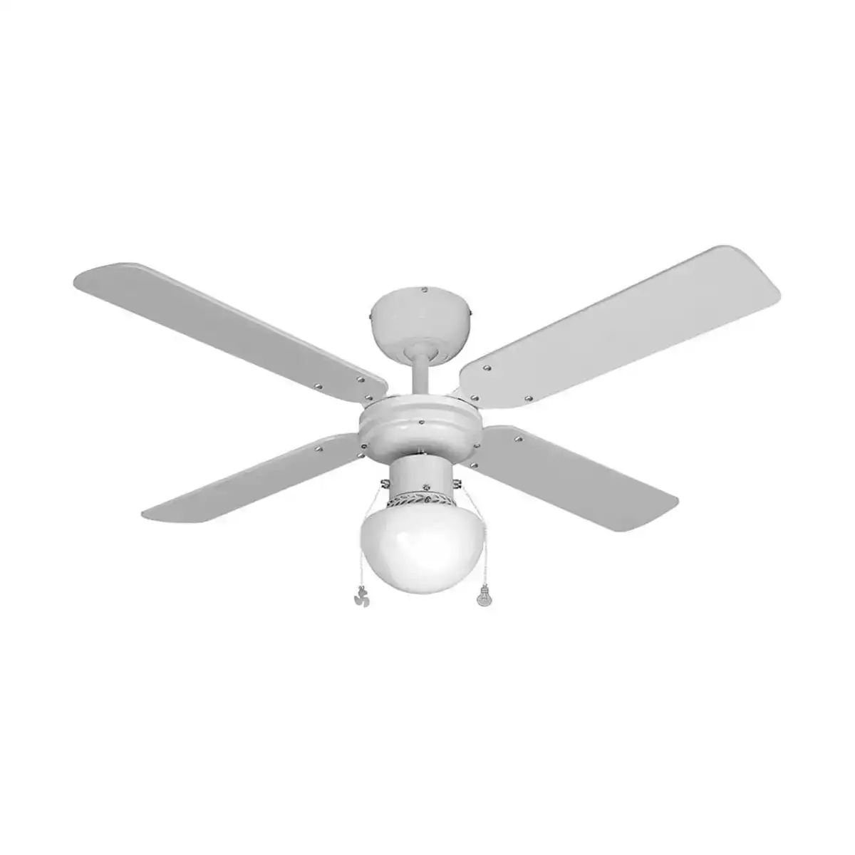 Ventilateur de plafond avec lumiere edm caribe blanc 50 w_6590. DIAYTAR COTE D'IVOIRE - Où la Tradition Renouvelée Rencontre l'Innovation. Explorez notre gamme de produits qui fusionnent l'héritage culturel avec les besoins contemporains.