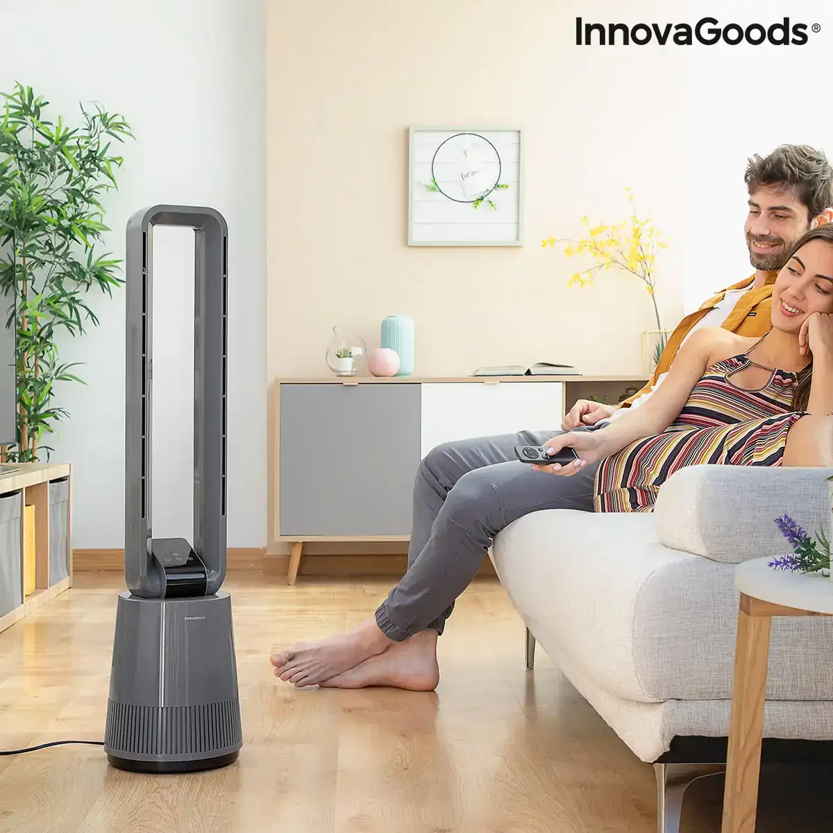 Ventilateur sans pales avec filtre purificateur et telecommande bloho innovagoods bloho model gris reconditionne a _1271. Bienvenue chez DIAYTAR COTE D'IVOIRE - Où Chaque Produit a son Histoire. Plongez dans notre sélection diversifiée et découvrez des articles qui racontent le riche patrimoine sénégalais.