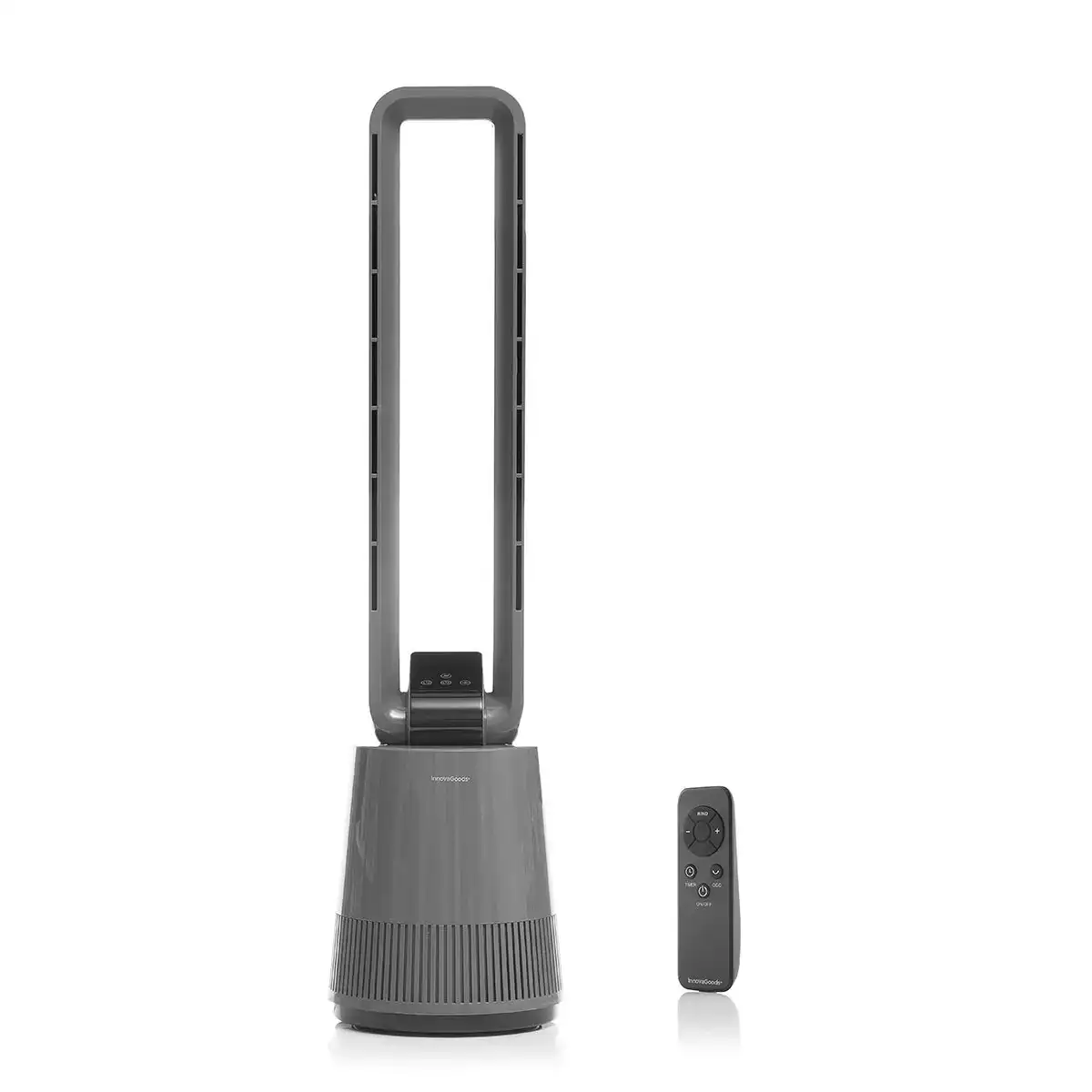 Ventilateur sans pales avec filtre purificateur et telecommande innovagoods bloho gris reconditionne b _2965. DIAYTAR COTE D'IVOIRE - Où le Shopping est un Plaisir Engagé. Parcourez notre catalogue et choisissez des produits qui respectent vos valeurs et vos attentes.