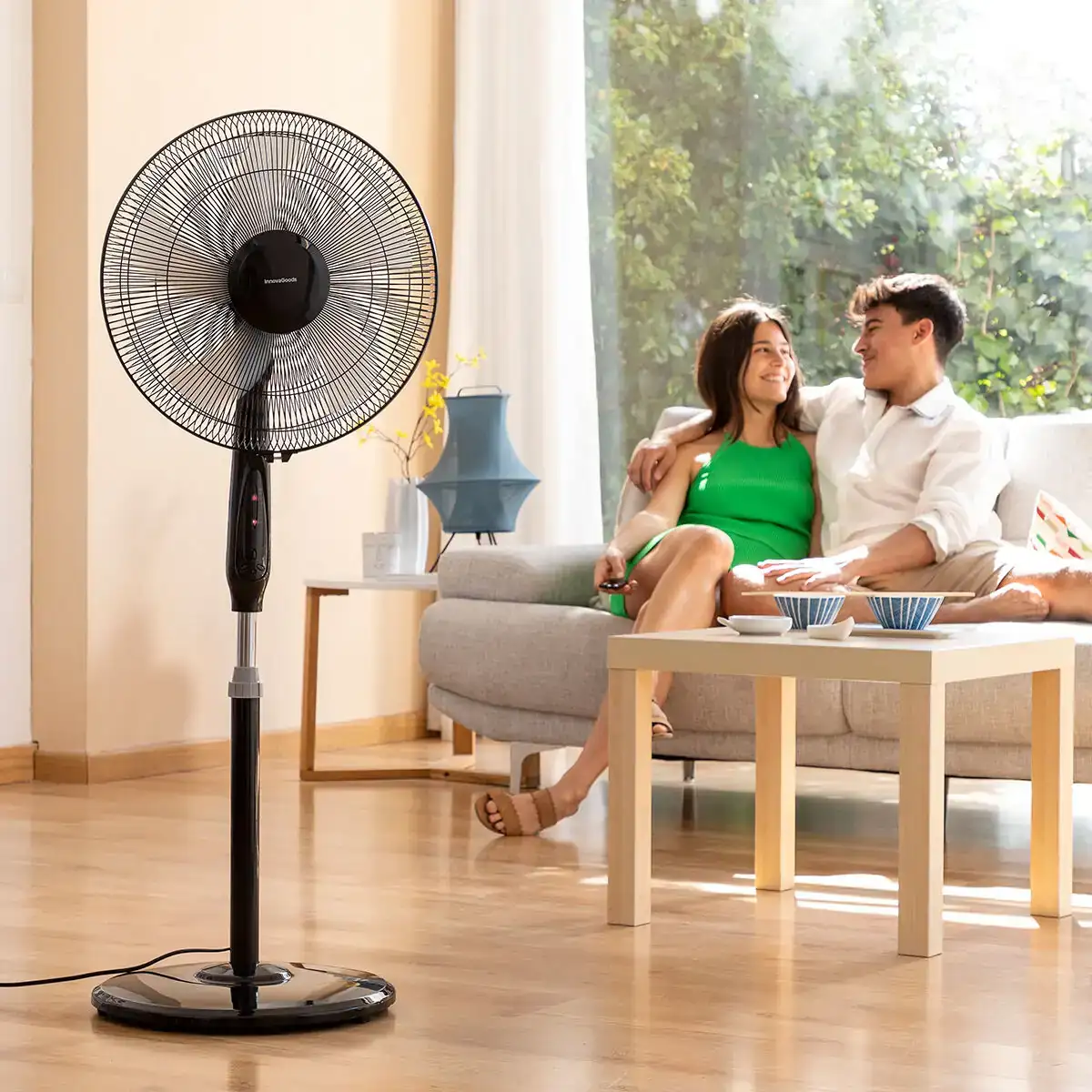 Ventilateur sur pied avec telecommande innovagoods airstreem noir 45 w_8511. Entrez dans le Monde de DIAYTAR COTE D'IVOIRE - Où la Satisfaction est la Priorité. Explorez notre sélection pensée pour vous offrir une expérience de shopping qui va au-delà de vos attentes.