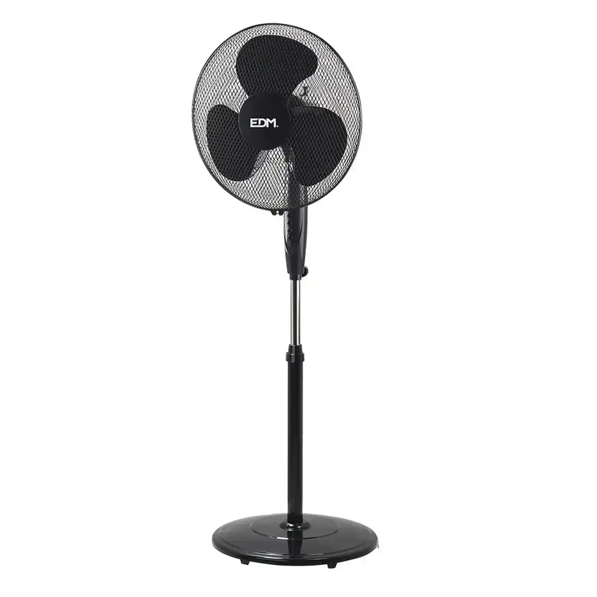 Ventilateur sur pied edm noir 45 w_1379. Bienvenue sur DIAYTAR COTE D'IVOIRE - Où Chaque Produit a son Histoire. Découvrez notre sélection unique et choisissez des articles qui racontent la richesse culturelle et artistique du Côte d'Ivoire.