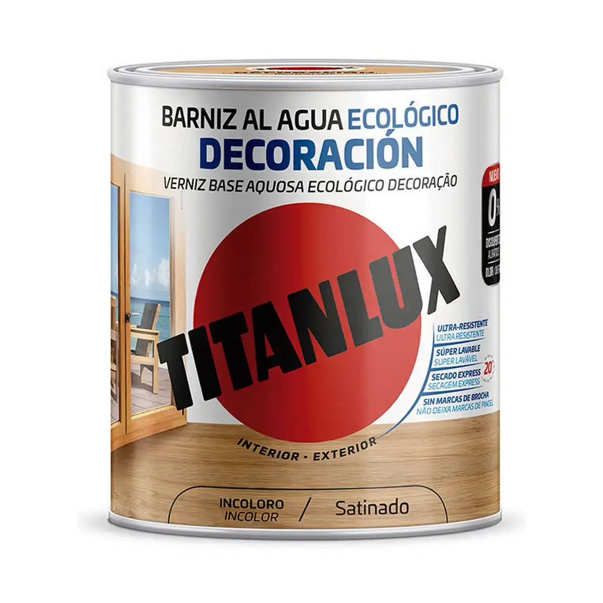 Vernis a base d eau titanlux m21100034 750 ml incolore satine_9623. DIAYTAR COTE D'IVOIRE - Où la Qualité est Notre Engagement. Explorez notre boutique en ligne pour découvrir des produits conçus pour vous apporter satisfaction et plaisir.