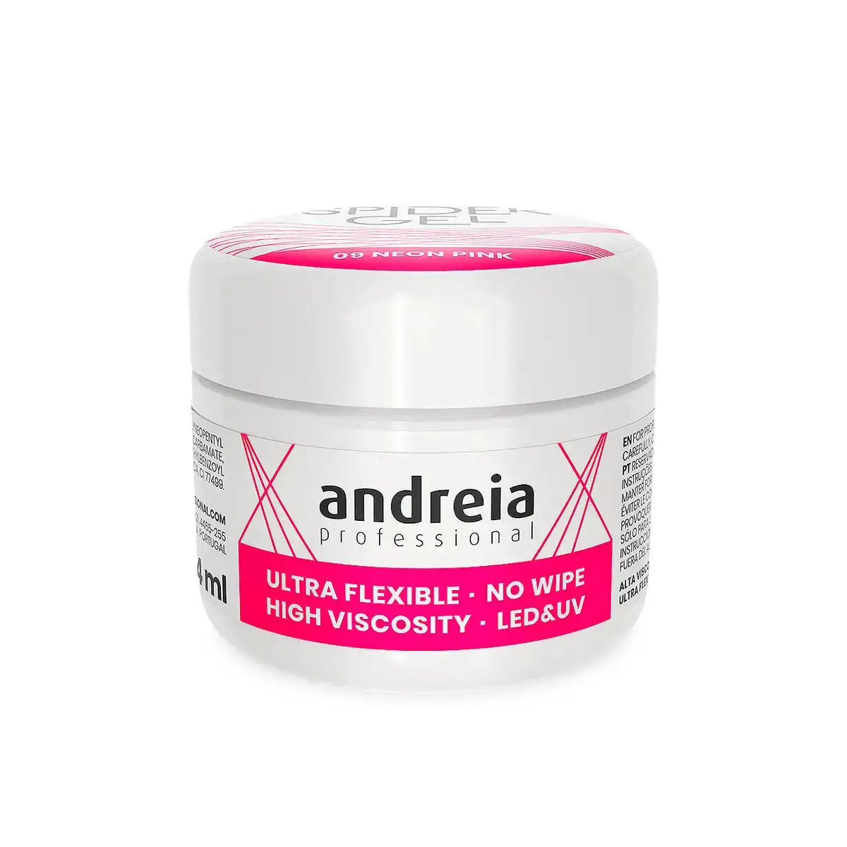 Vernis a ongles andreia gel spider rose 4 ml neon_9836. DIAYTAR COTE D'IVOIRE - Votre Passage vers l'Élégance Abordable. Explorez notre collection où chaque produit est choisi pour sa qualité et son accessibilité, incarnant ainsi l'essence du Côte d'Ivoire.
