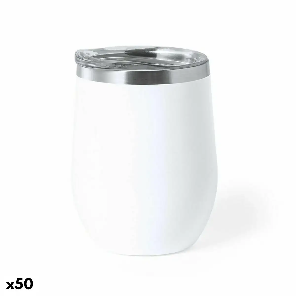 Verre 141047 acier inoxydable thermique 350 ml 50 unites _3425. DIAYTAR COTE D'IVOIRE - L'Équilibre Parfait entre Tradition et Modernité. Explorez notre collection pour trouver des produits qui incarnent la culture et la contemporanéité du Côte d'Ivoire.
