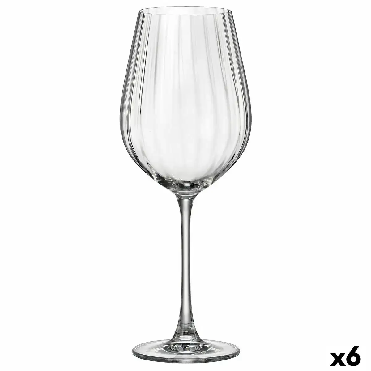 Verre de vin bohemia crystal optic transparent 650 ml 6 unites_5282. DIAYTAR COTE D'IVOIRE - Votre Source d'Inspiration Shopping. Parcourez nos rayons et trouvez des articles qui vous inspirent, que ce soit pour votre style, votre maison ou votre vie quotidienne.