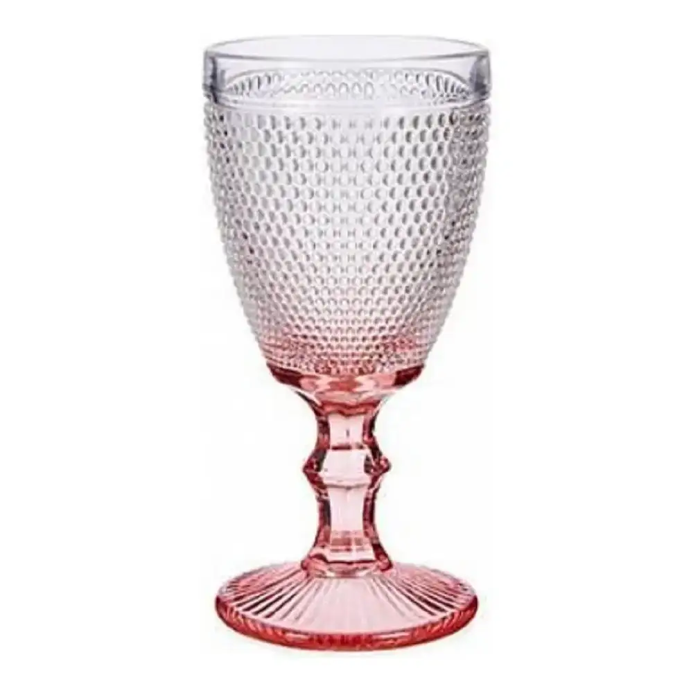Verre de vin rose transparent verre 330 ml_5083. DIAYTAR COTE D'IVOIRE - L'Univers de l'Élégance Accessible. Plongez dans notre catalogue et choisissez des produits qui allient sophistication et accessibilité pour un shopping exquis.