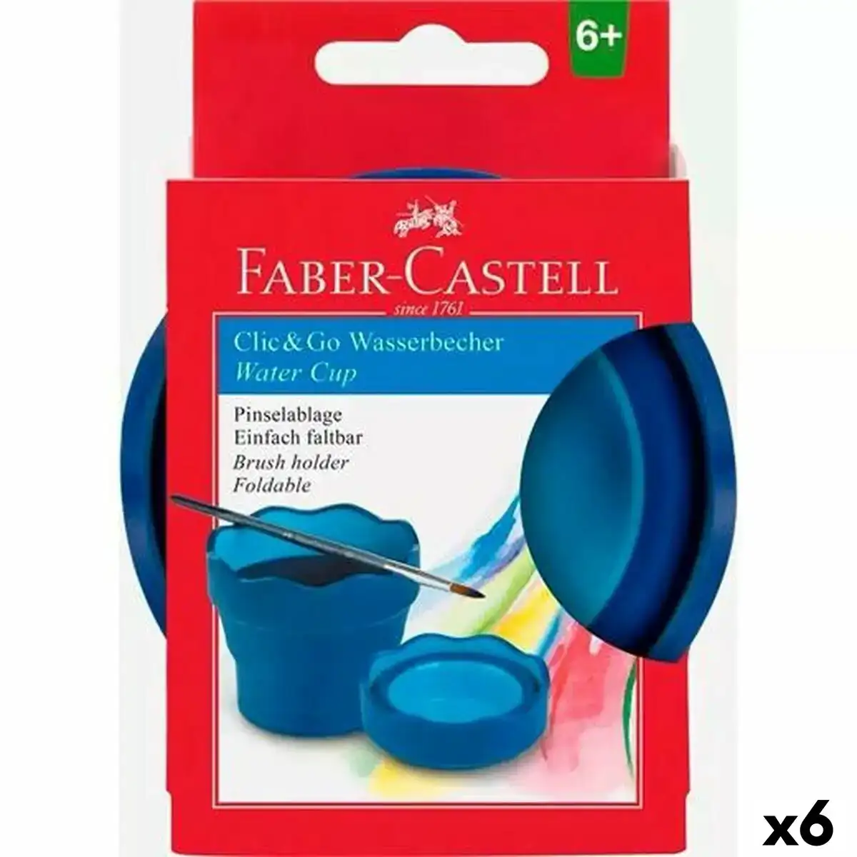 Verre faber castell clic go pliable bleu 6 unites _4965. Entrez dans l'Univers de DIAYTAR COTE D'IVOIRE - Votre Destination de Shopping Complète. Découvrez des produits qui reflètent la diversité et la richesse culturelle du Côte d'Ivoire, le tout à portée de clic.