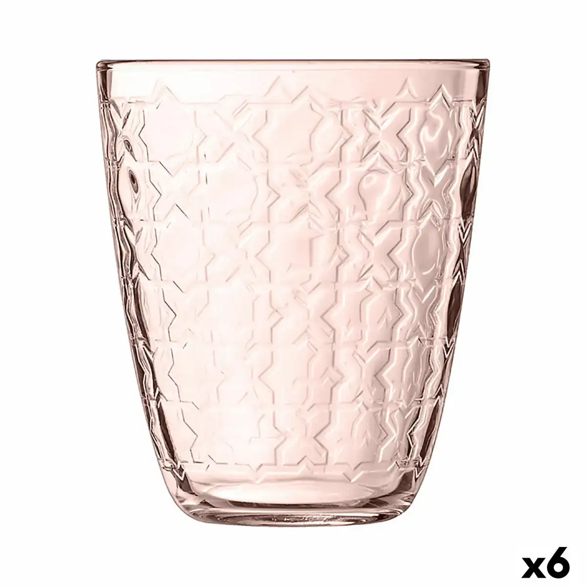 Verre luminarc concepto riad rose verre 310 ml 6 unites _5584. DIAYTAR COTE D'IVOIRE - Où la Tradition Renouvelée Rencontre l'Innovation. Explorez notre gamme de produits qui fusionnent l'héritage culturel avec les besoins contemporains.