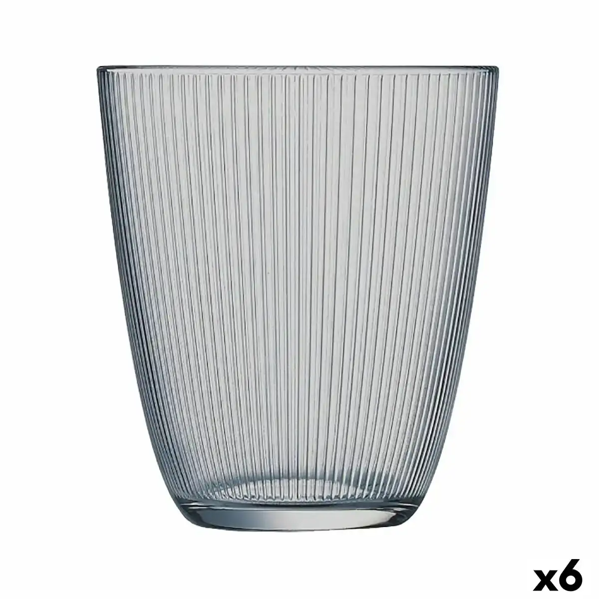Verre luminarc concepto stripy gris verre 310 ml 6 unites _2852. Entrez dans l'Univers de DIAYTAR COTE D'IVOIRE - Où l'Authenticité Renouvelle Votre Quotidien. Explorez notre gamme de produits et trouvez des articles qui reflètent votre essence.