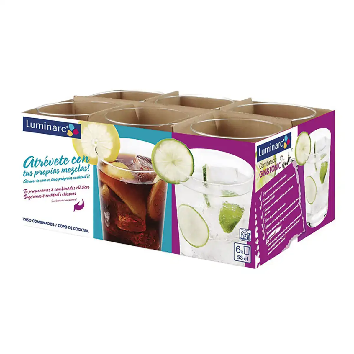 Verre luminarc sidra gigante transparent verre 530 ml 6 unites pack 6x _8705. Bienvenue sur DIAYTAR COTE D'IVOIRE - Où l'Élégance Rencontrer la Tradition. Explorez notre gamme variée et trouvez des articles qui marient le chic moderne au charme ancestral.