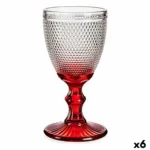 Verre points rouge verre 240 ml 6 unites _3455. DIAYTAR COTE D'IVOIRE - L'Art de Vivre avec Authenticité. Explorez notre gamme de produits artisanaux et découvrez des articles qui apportent une touche unique à votre vie.